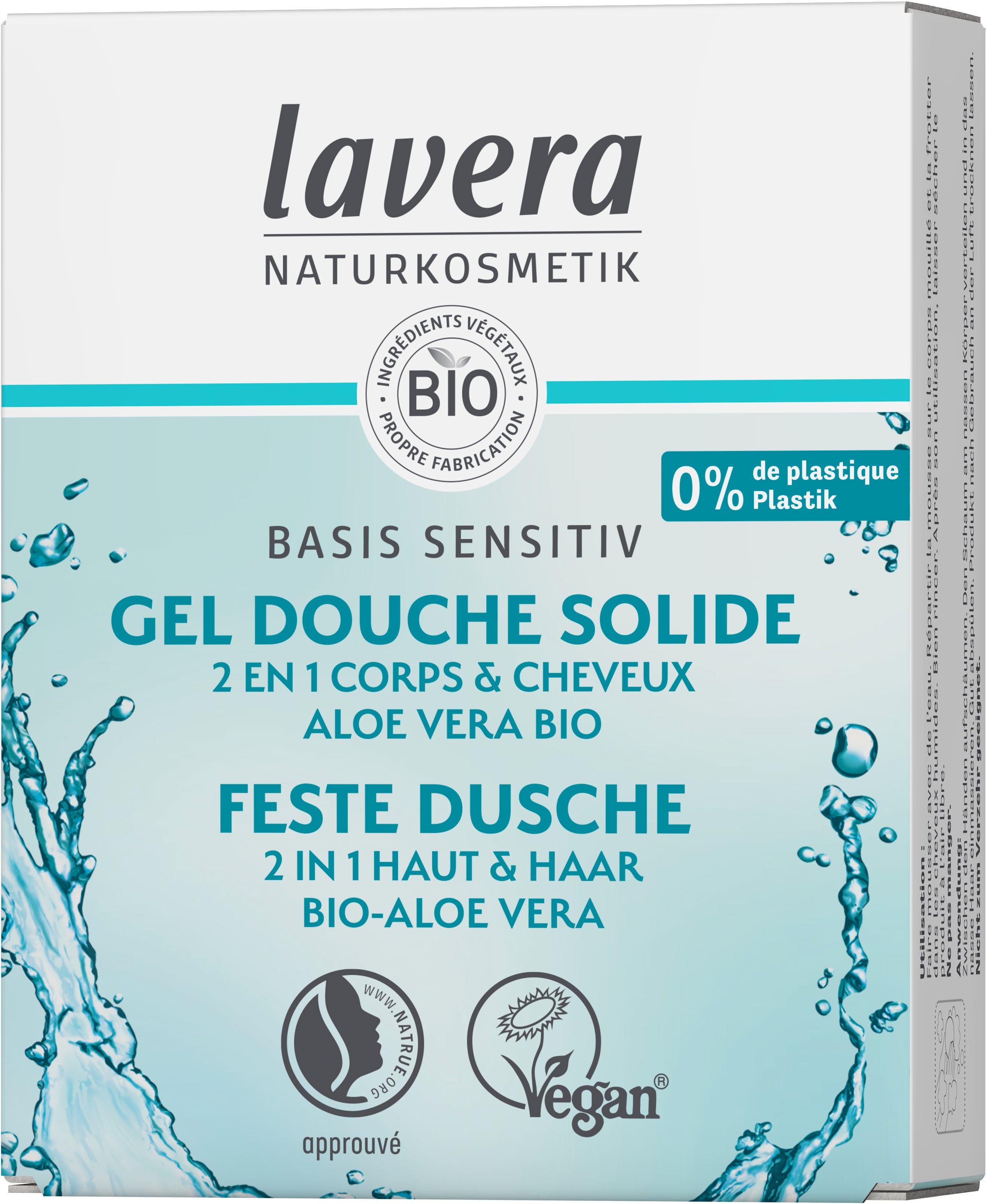 lavera Gel Douche Solide 2 en 1 basis sensitiv