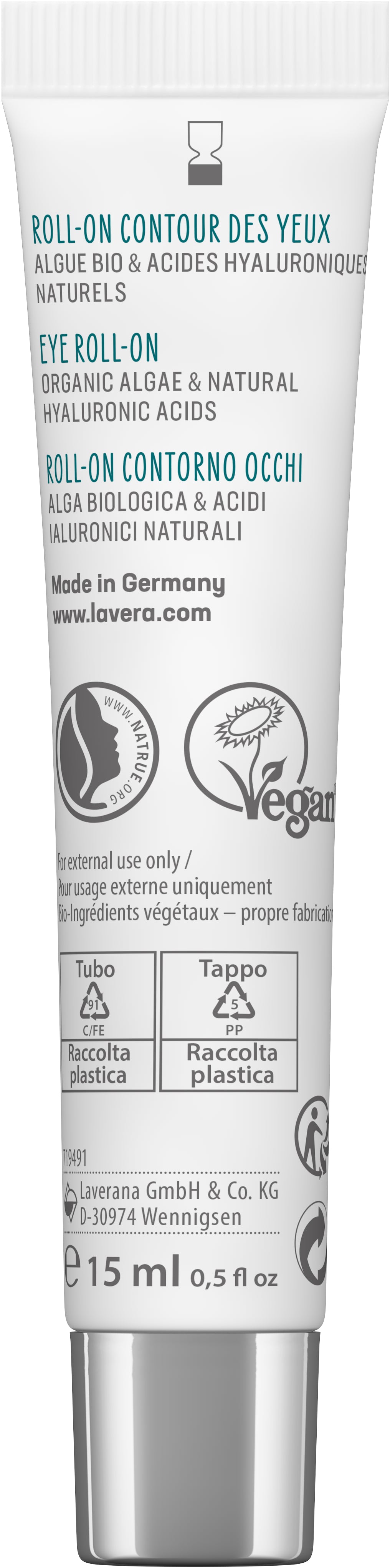 lavera Hydro Refresh Roll-On Contour Des Yeux