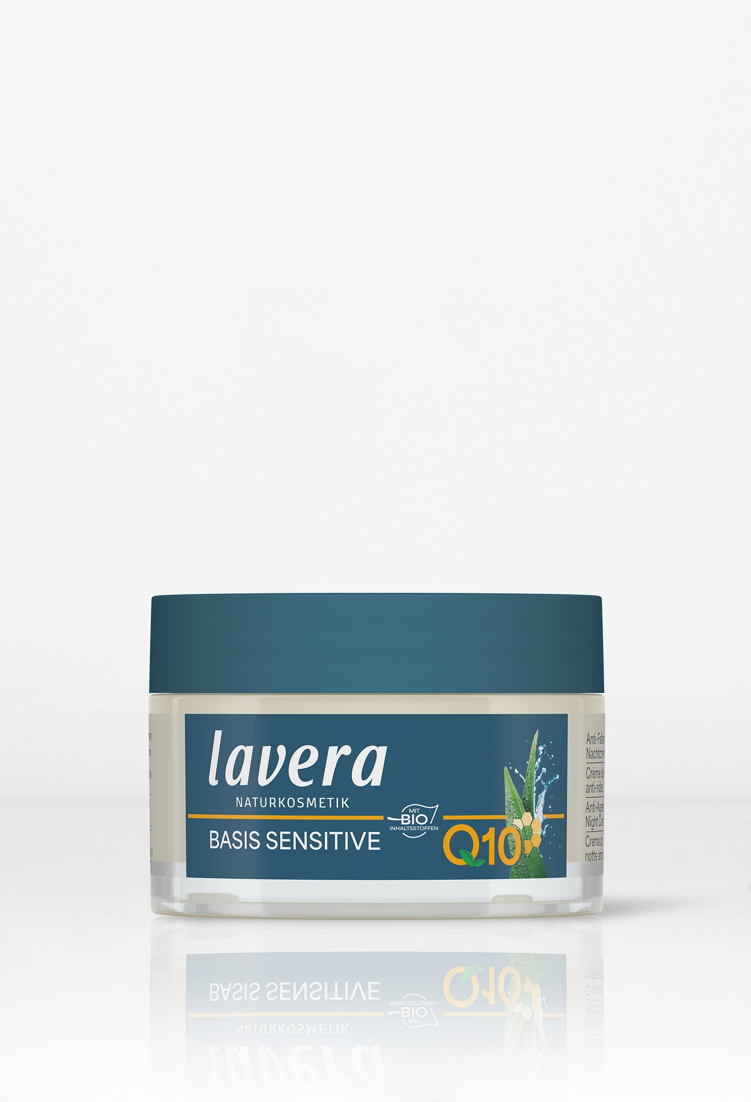 lavera basis sensitive Anti-Falten Nachtcreme Q10