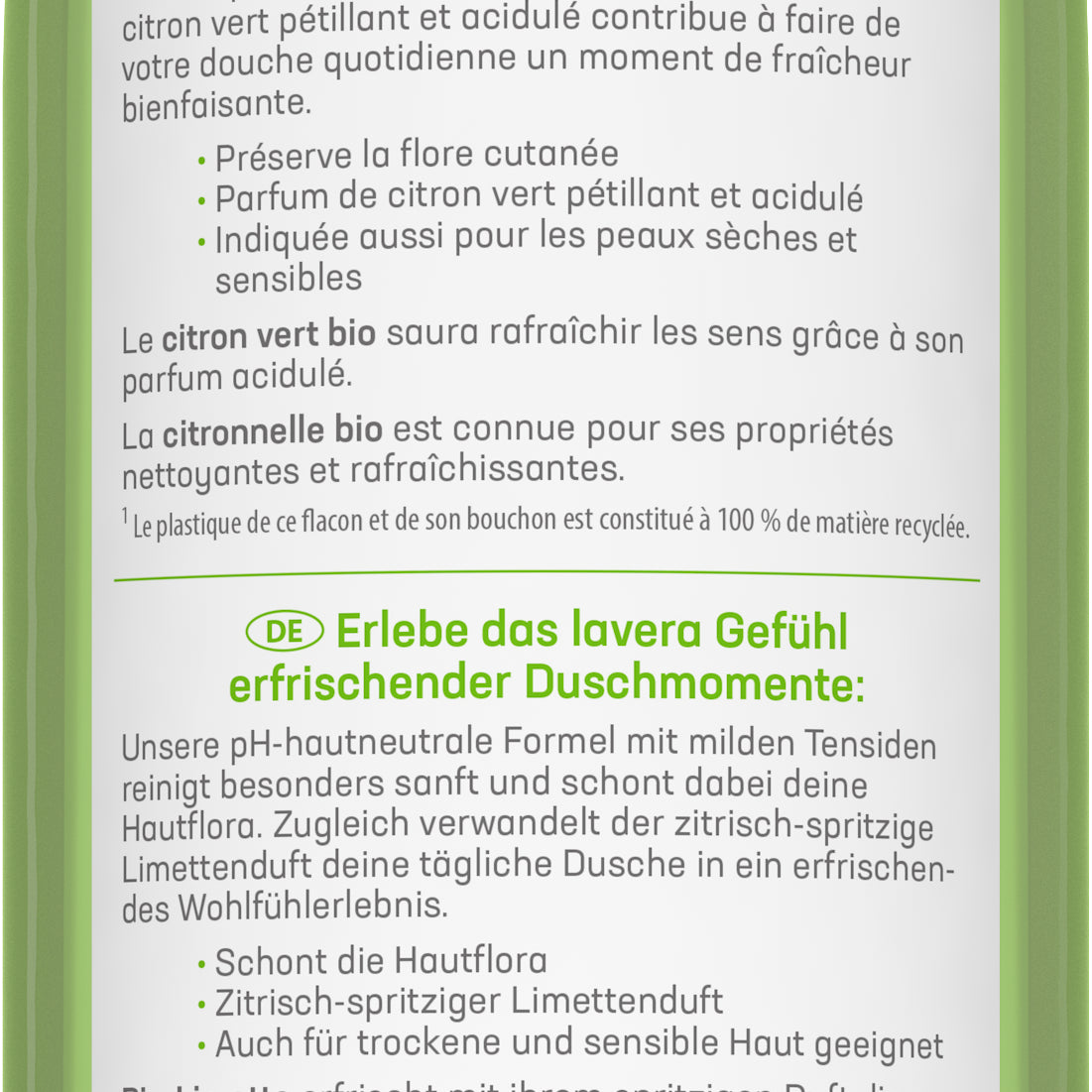 lavera Douche Soin Rafraîchissante