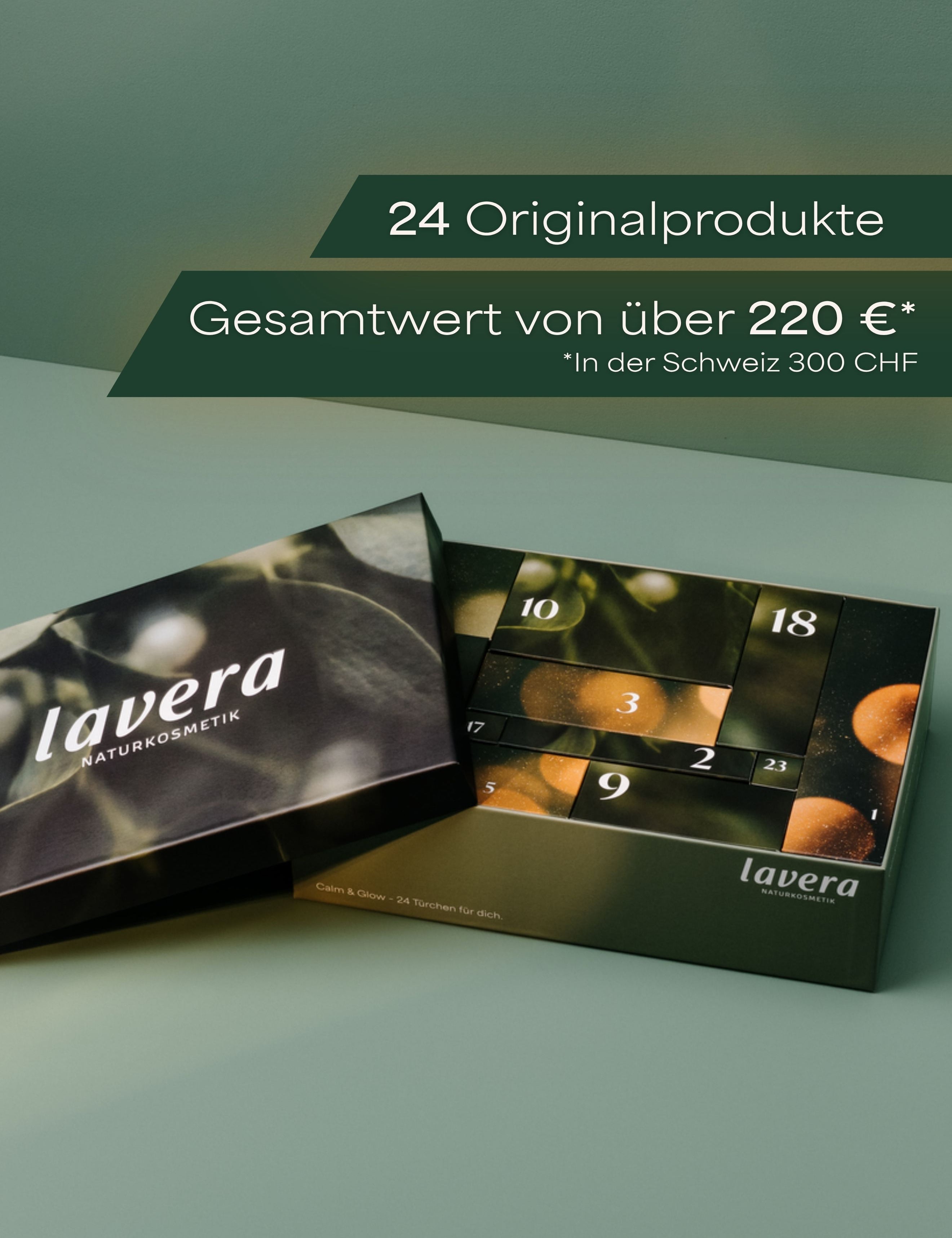 lavera Beauty Adventskalender 2026 - Calm & Glow
