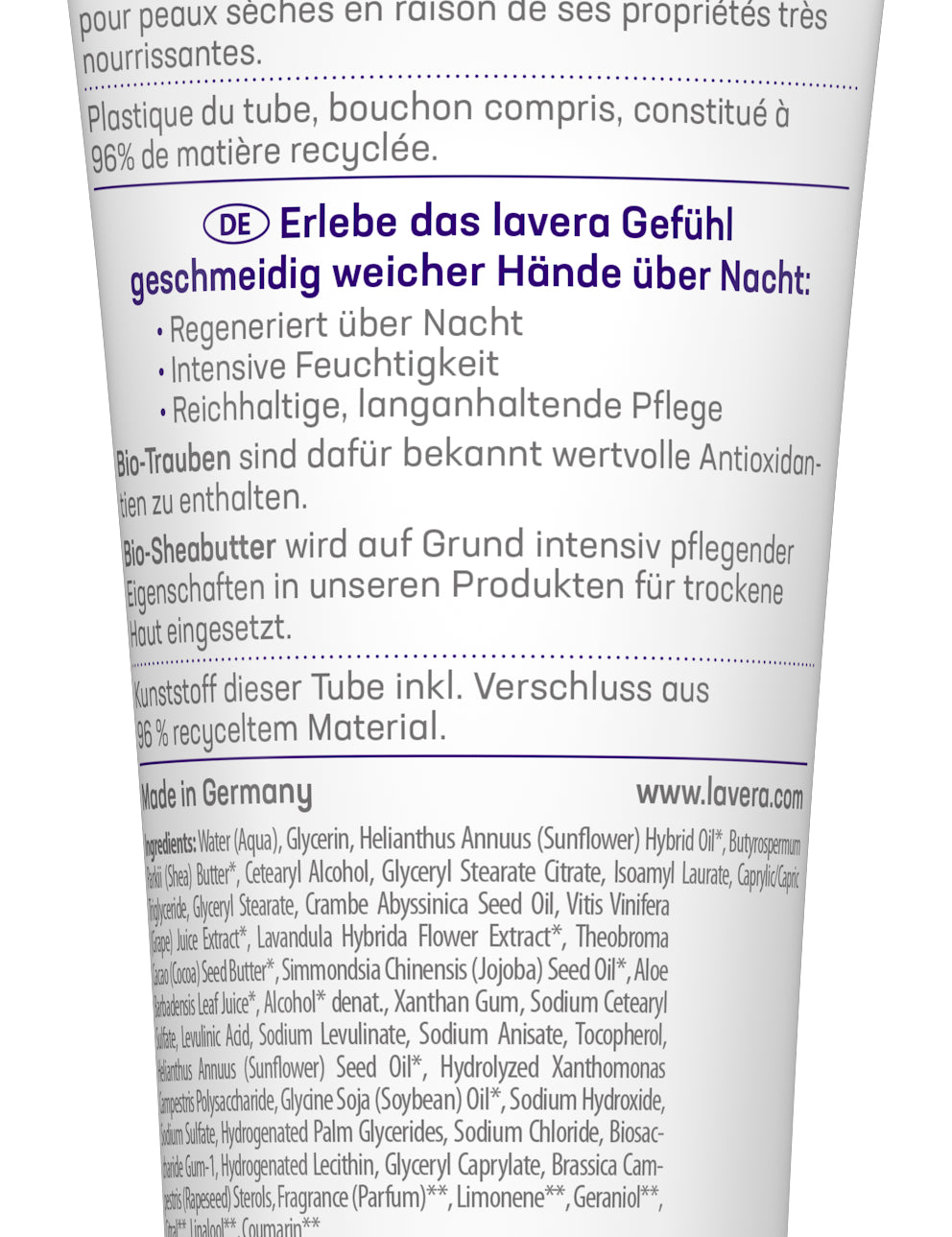 lavera Gute Nacht 2in1 Handcreme & -maske