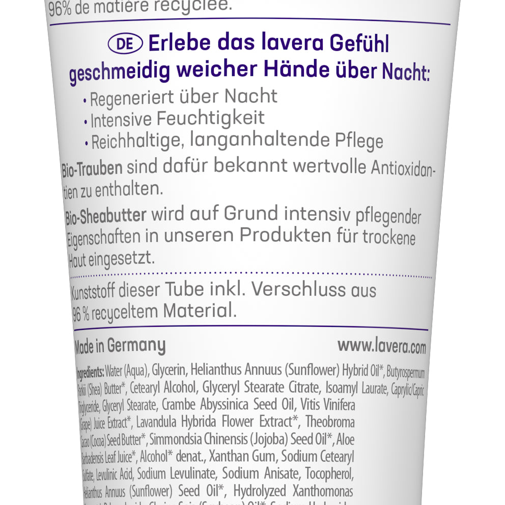 lavera Bonne Nuit Crème et Masque Mains 2-en-1