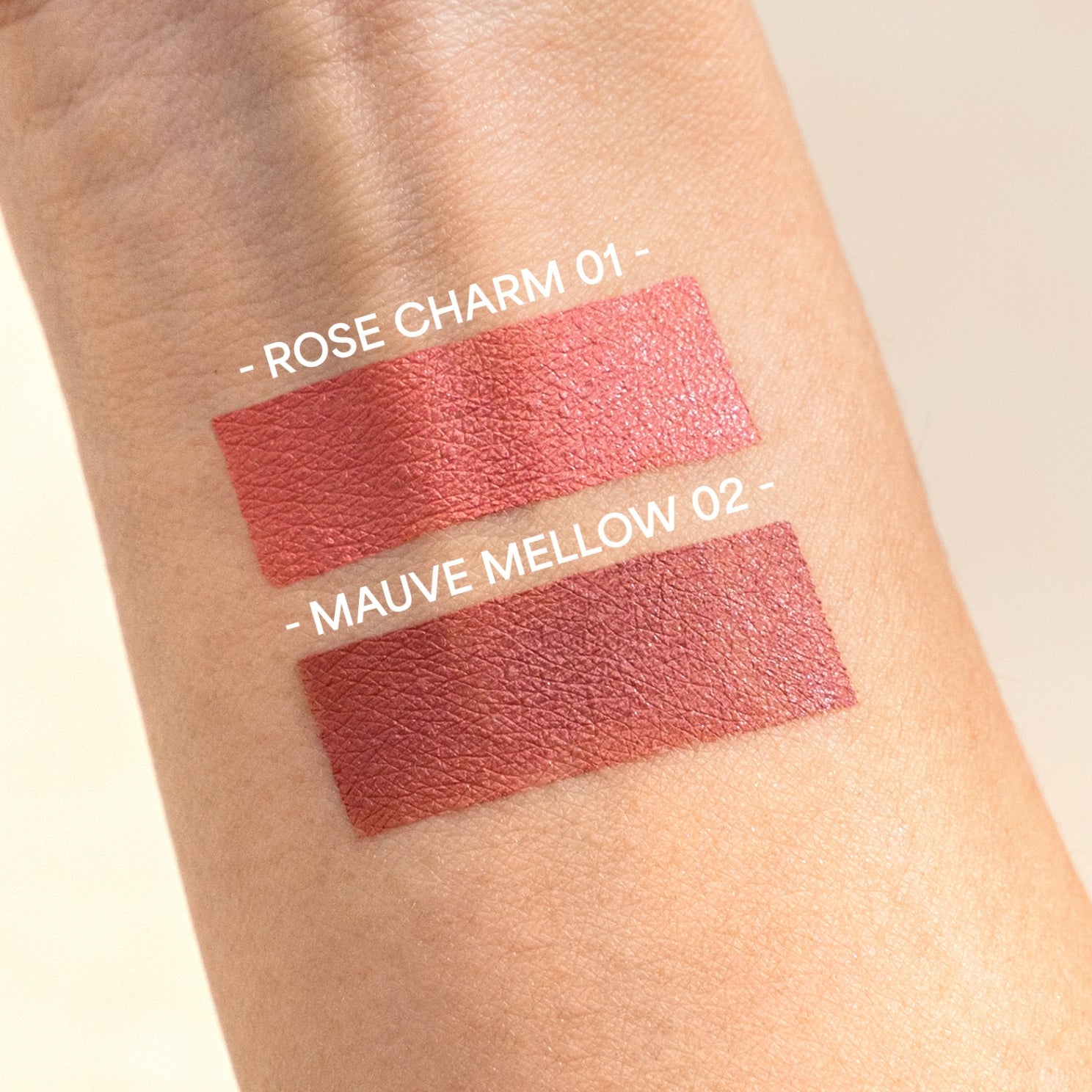 lavera Floral Cream Blush -Mauve Mellow 02- lors de l'application