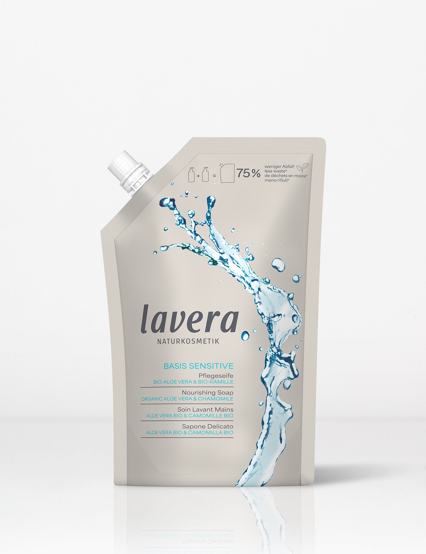 lavera Nachfüllbeutel Pflegeseife basis sensitive