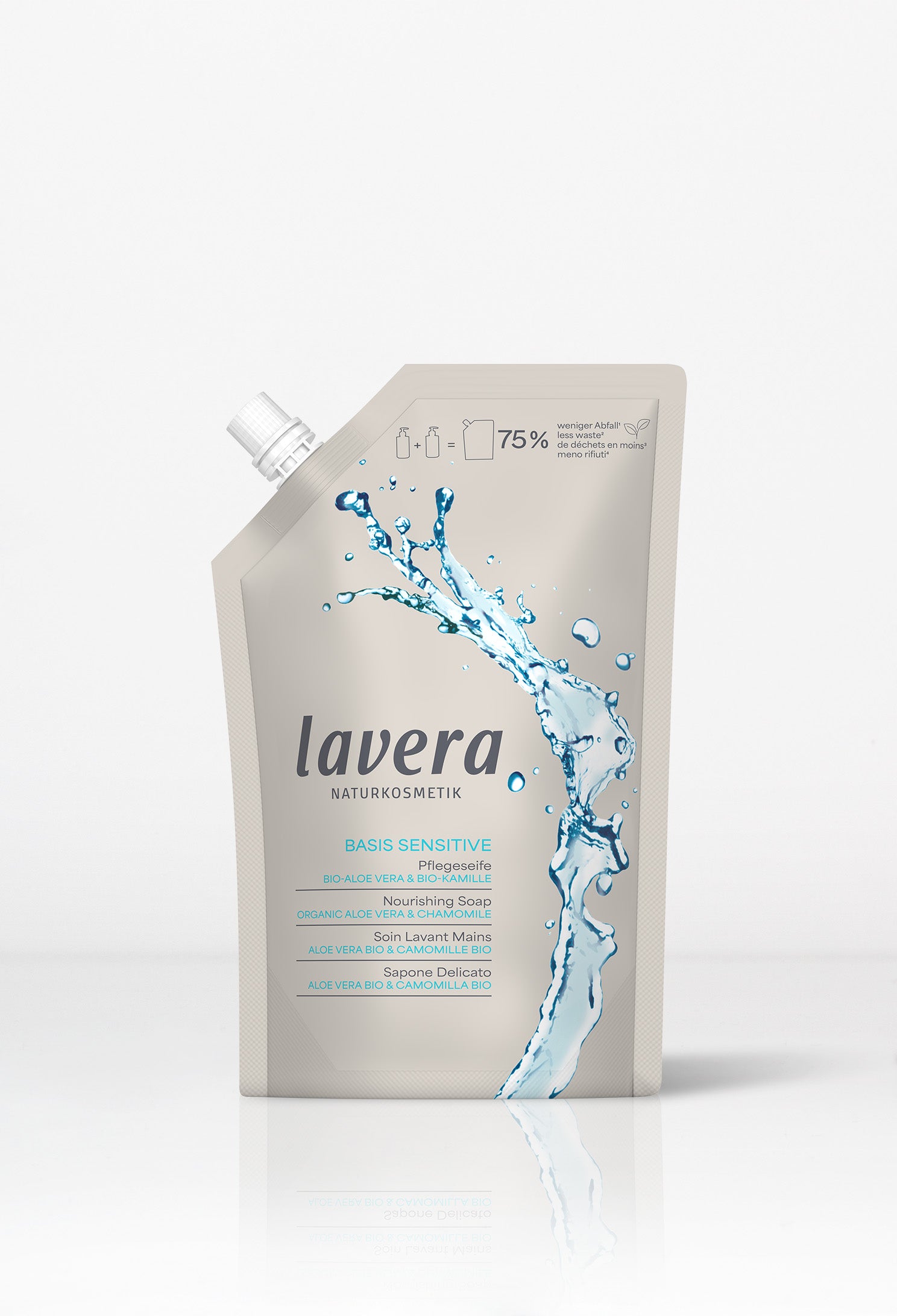 lavera Recharge souple de savon liquide soin basis sensitive