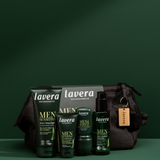 lavera Men sensitive 4in1 Pflege-Set + Kulturbeutel