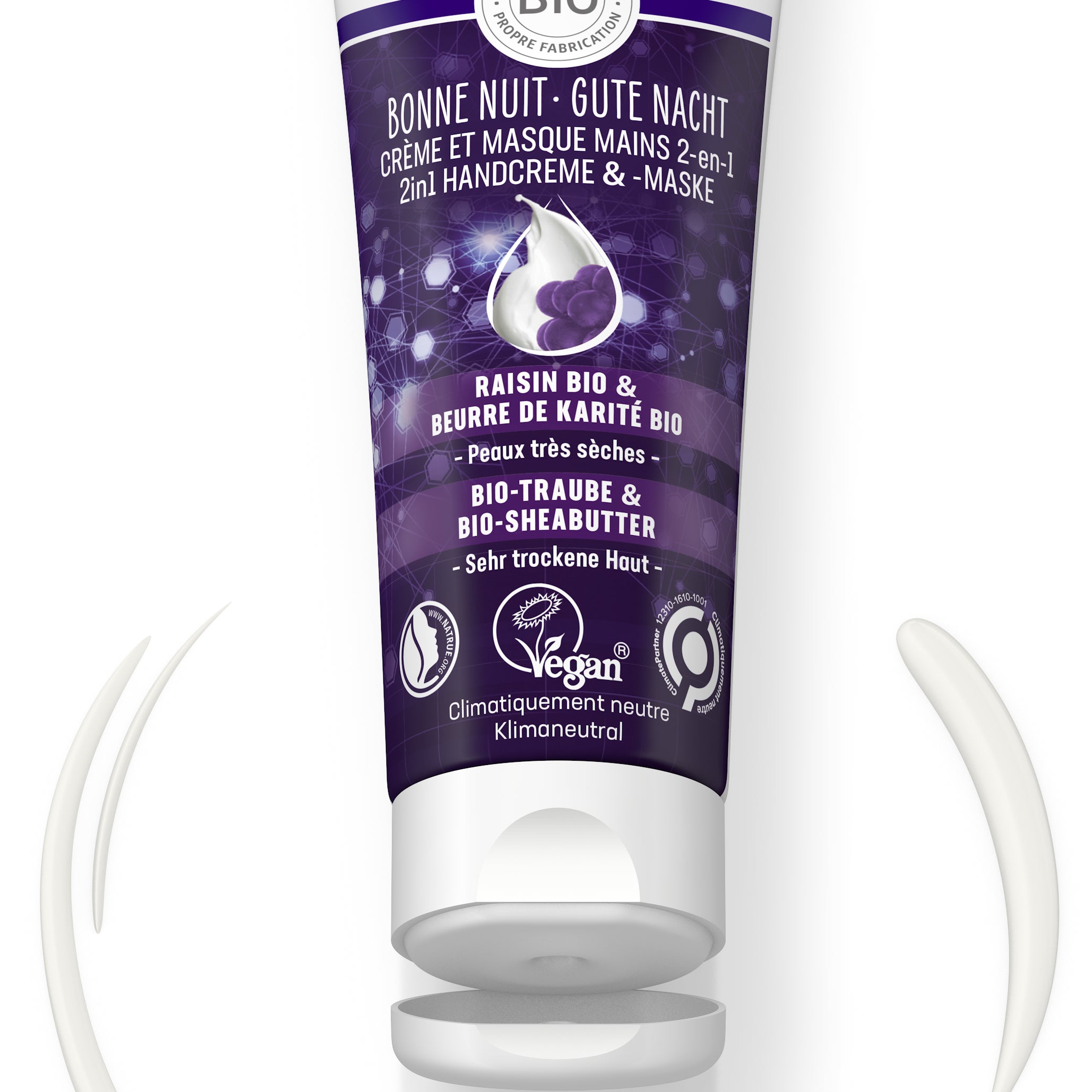 lavera Bonne Nuit Crème et Masque Mains 2-en-1