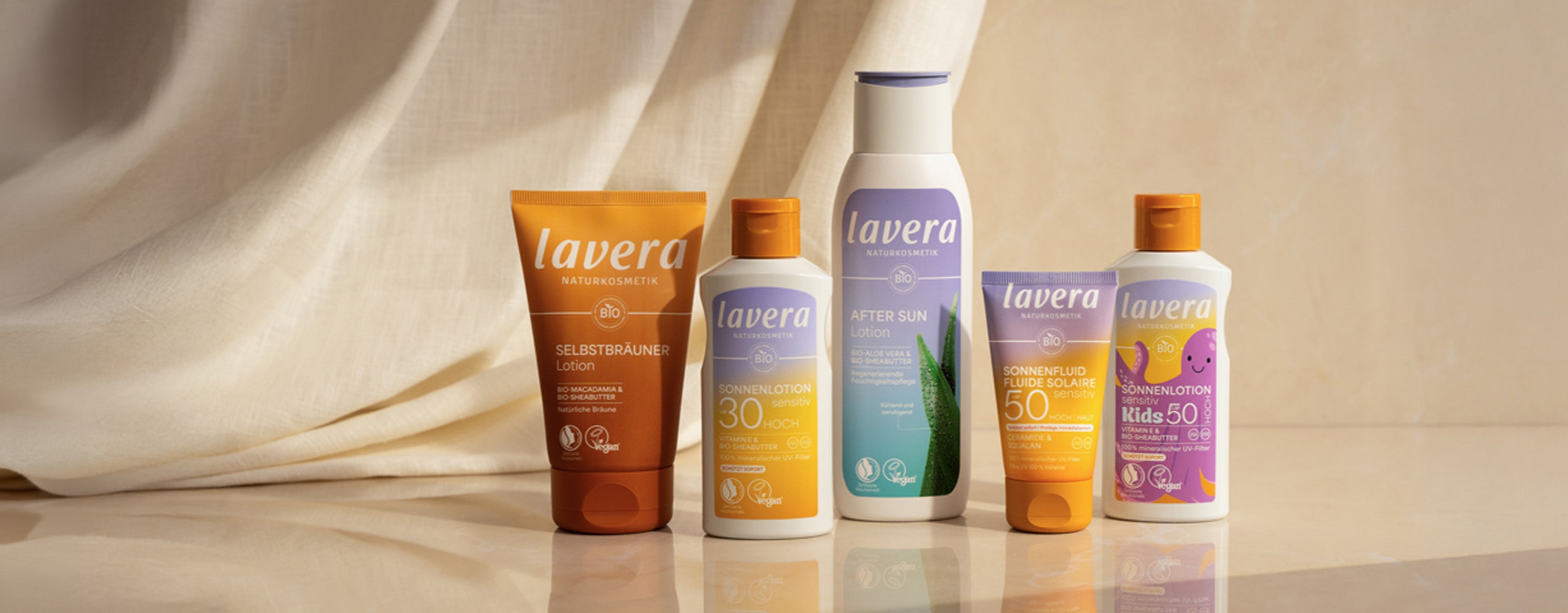 Sonne gesamte Range nebeneinander