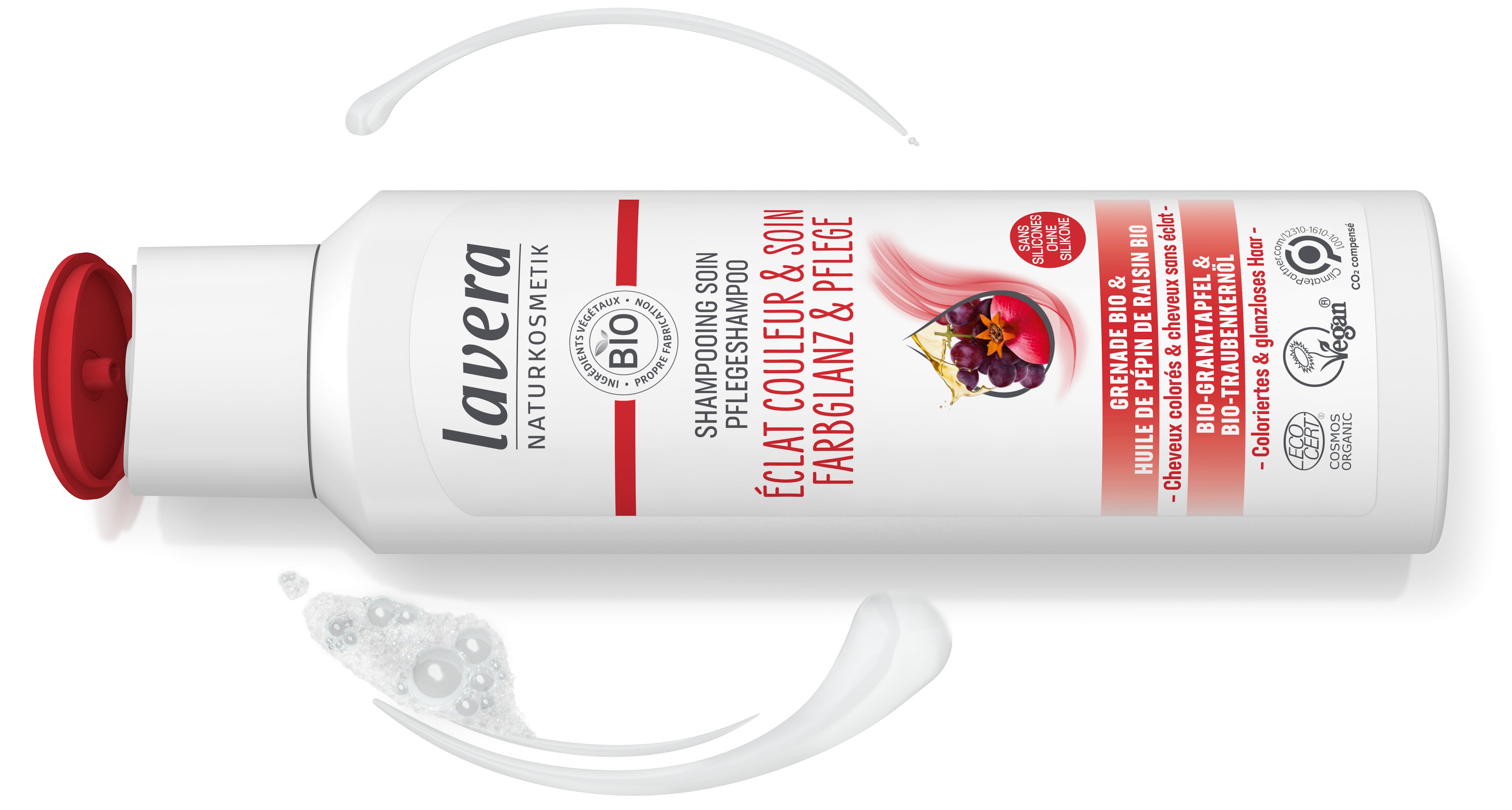lavera Pflegeshampoo Farbglanz & Pflege