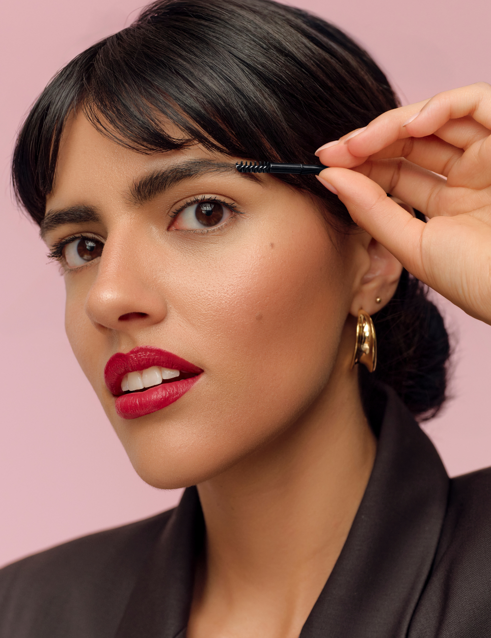 lavera Eyebrow Powder Duo in der Anwendung