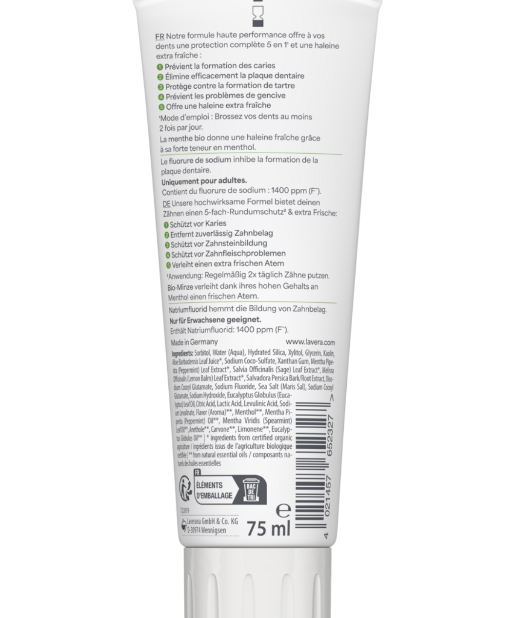 lavera Zahncreme Complete Care