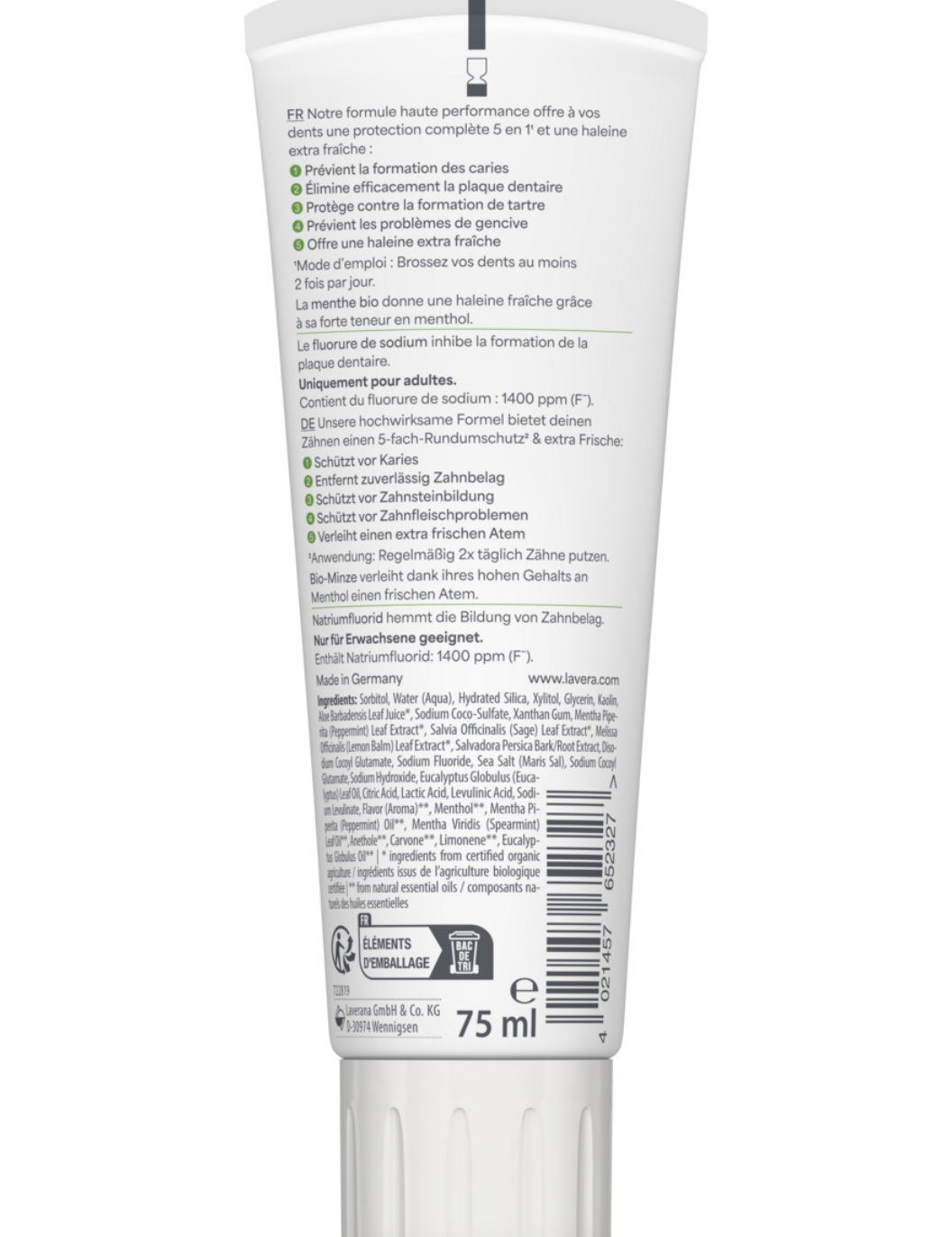 lavera Zahncreme Complete Care