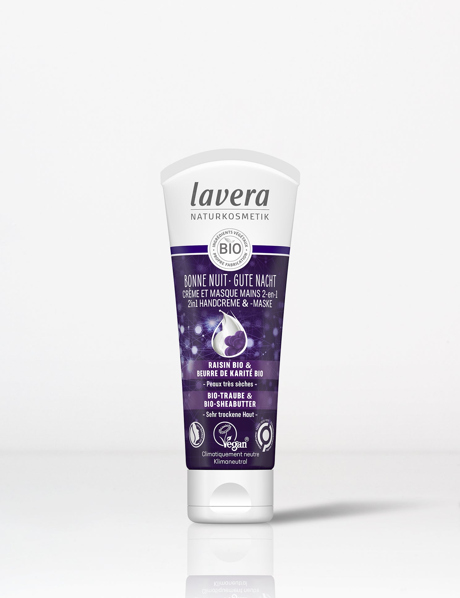 lavera Gute Nacht 2in1 Handcreme & -maske