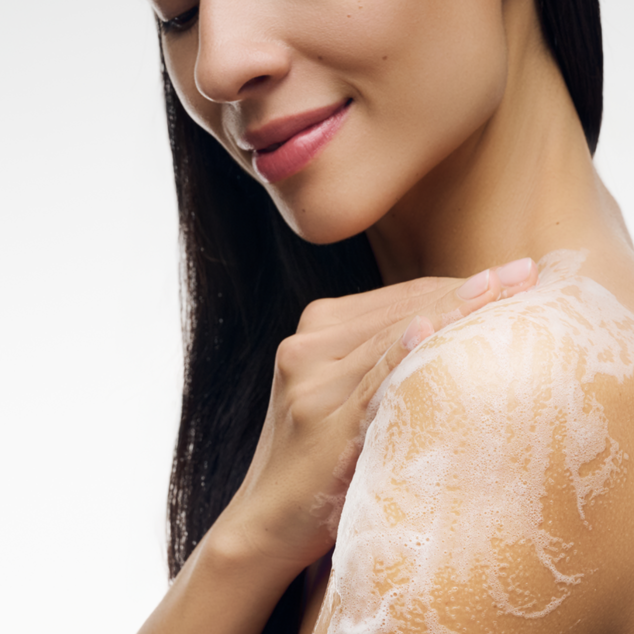 lavera Gel Douche Refresh Me lors de l'application