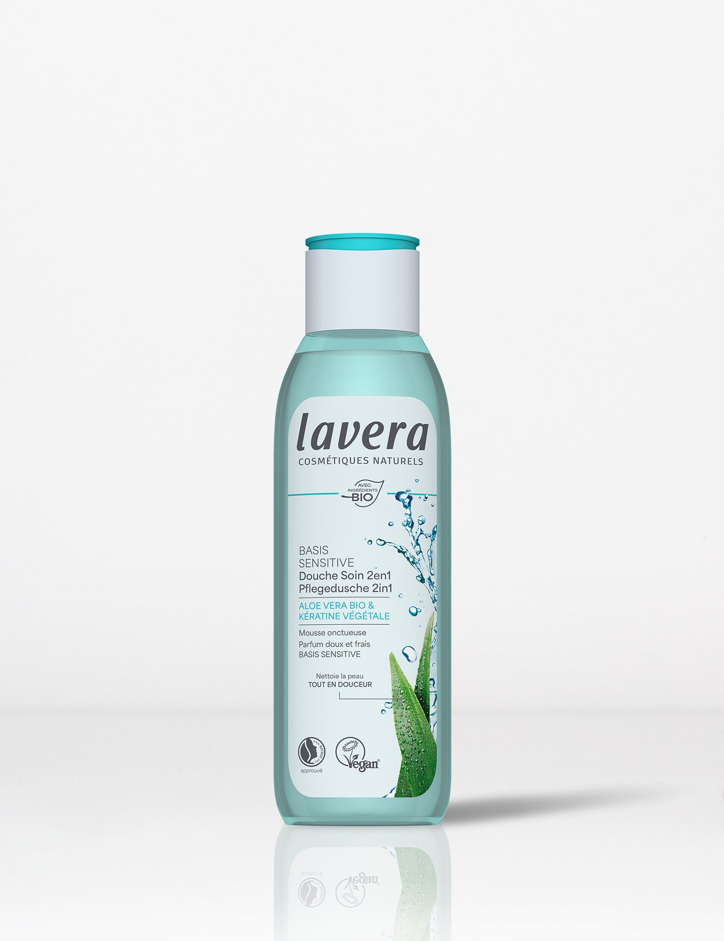 lavera Pflegedusche basis sensitive 2in1