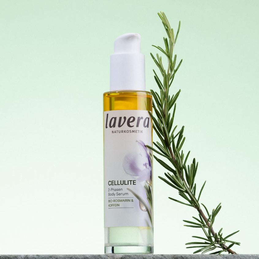 lavera Sérum Cellulite Bi-Phasé lors de l'application
