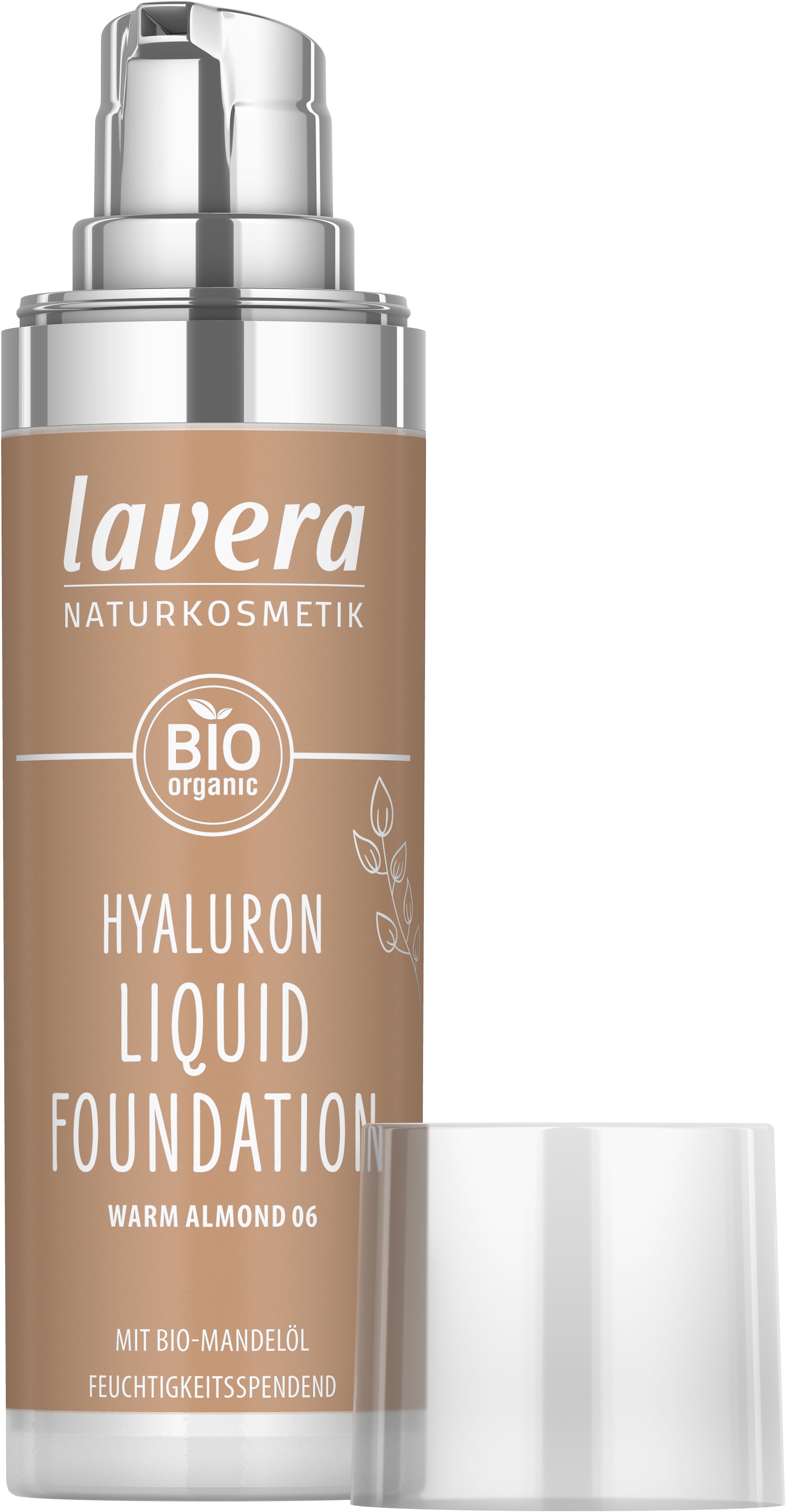 lavera Hyaluron Liquid Foundation -Warm Almond 06-