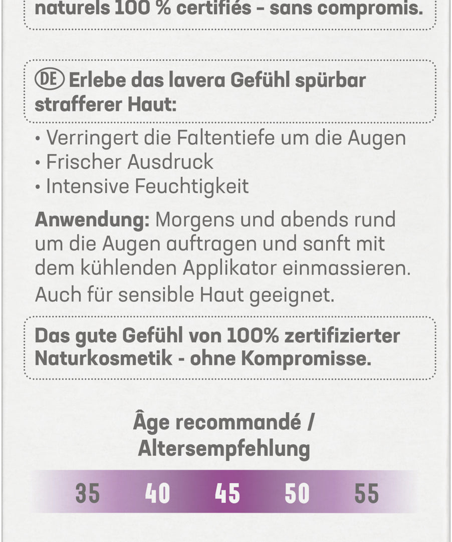 lavera Soin Contour Des Yeux Raffermissant