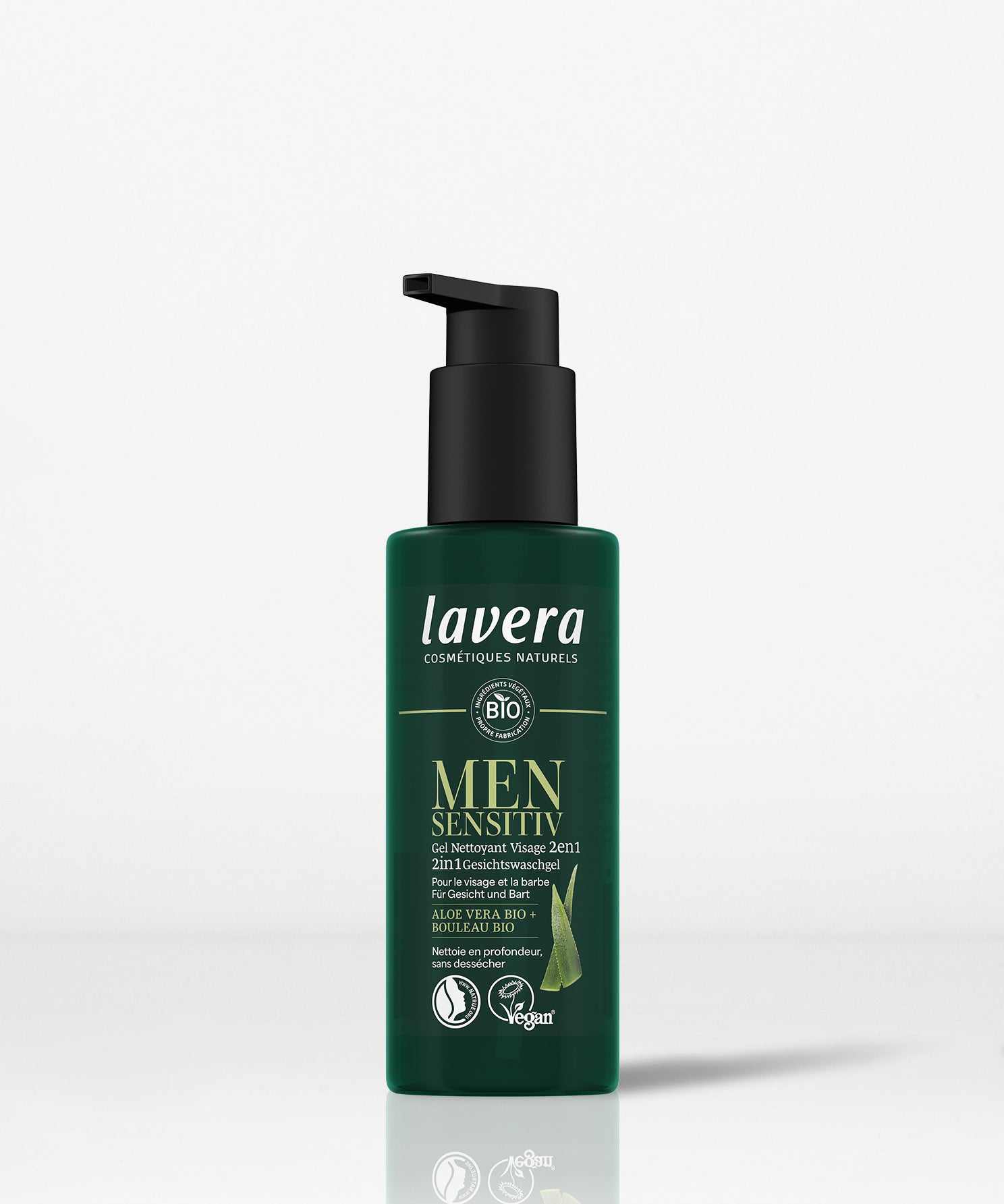lavera Men sensitive 2in1 Gesichtswaschgel