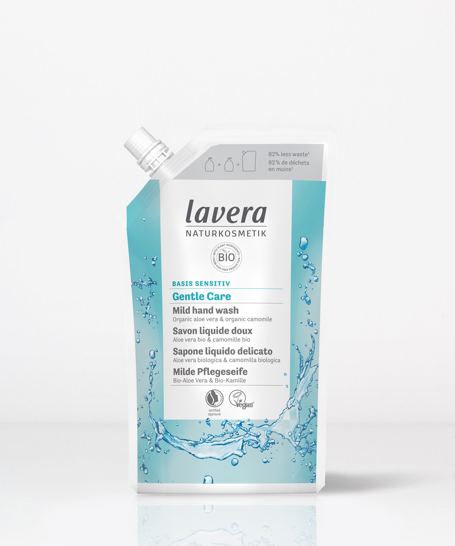 lavera Recharge basis sensitive Gentle Care Savon liquide