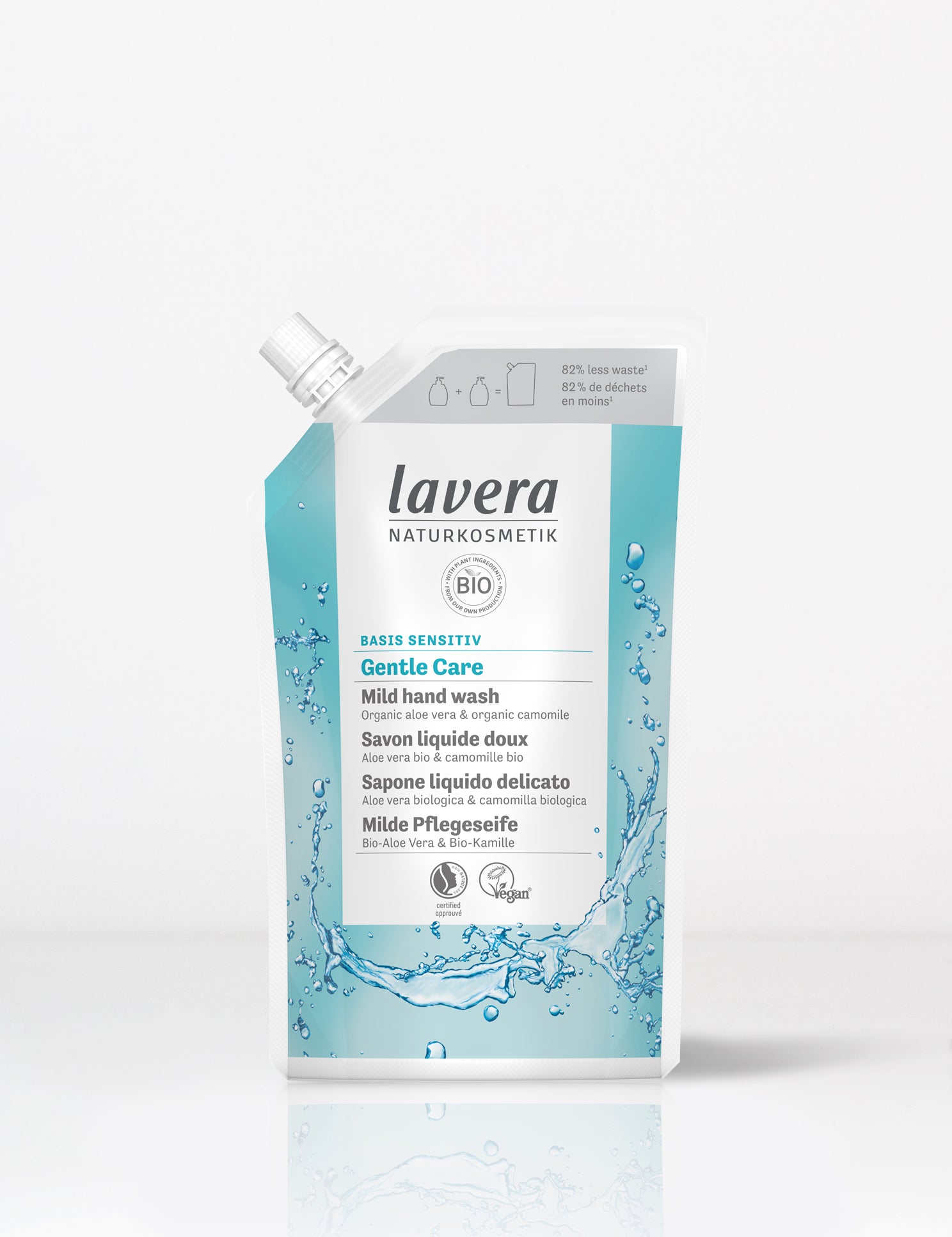 lavera Nachfüllbeutel basis sensitive milde Pflegeseife
