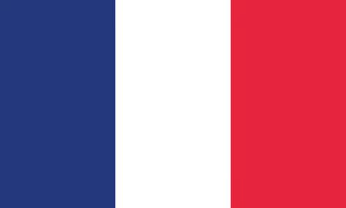 Drapeau France, sélection de pays