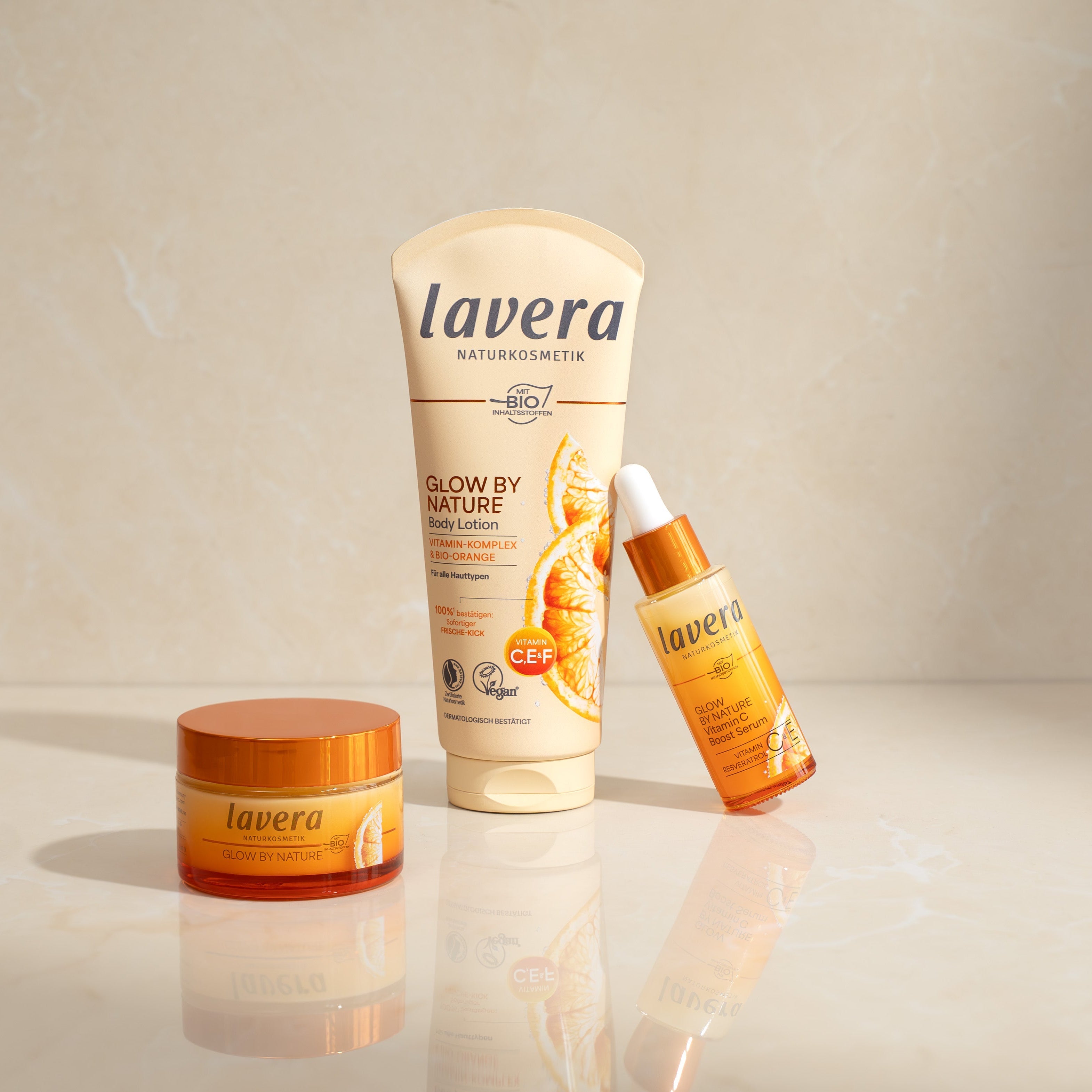 Produktdarstellung Glow by Nature Produktauswahl