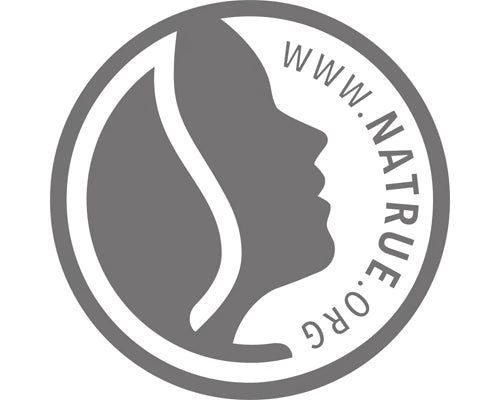Logo nature rond avec texte « nature ».